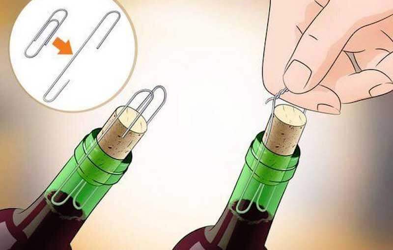 Ouvrir bouteille de vin sans tire bouchon