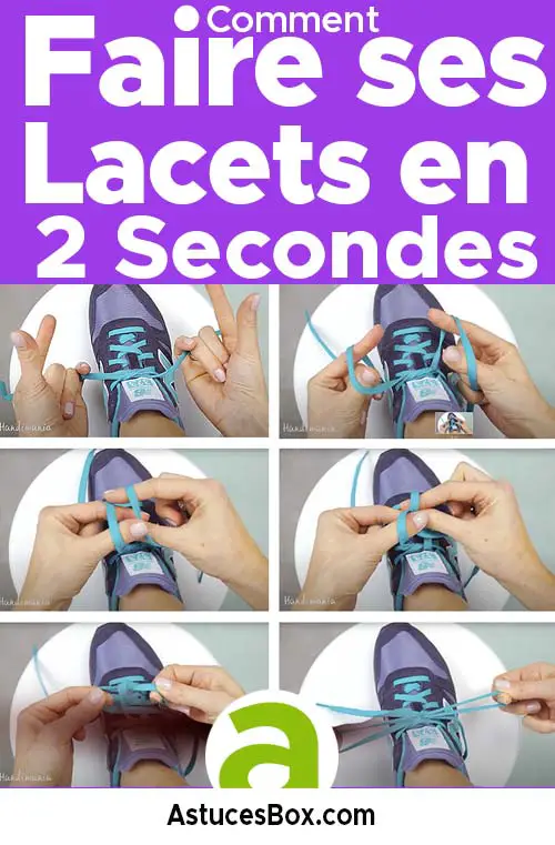 comment faire ses lacets en 2 secondes