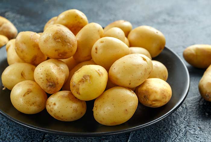 délicieuses pommes de terre nouvelles au micro-onde