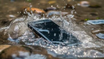 réparer téléphone tombé dans eau