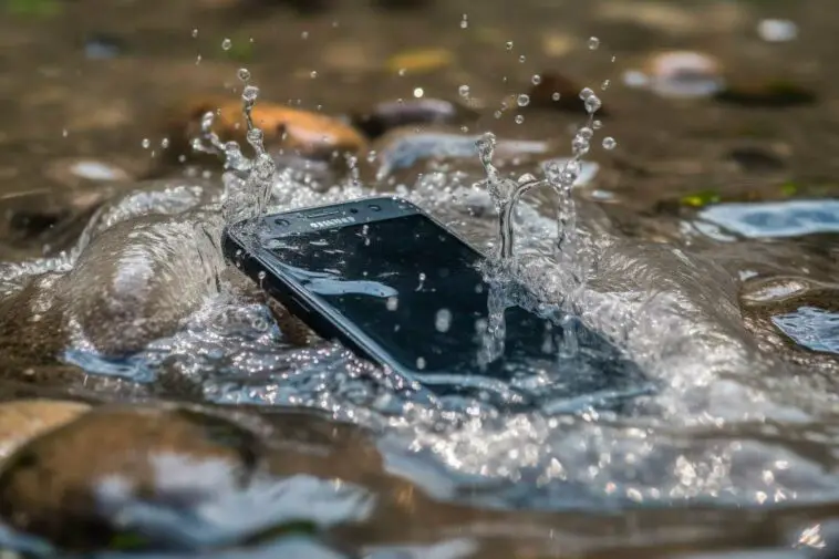 réparer téléphone tombé dans eau