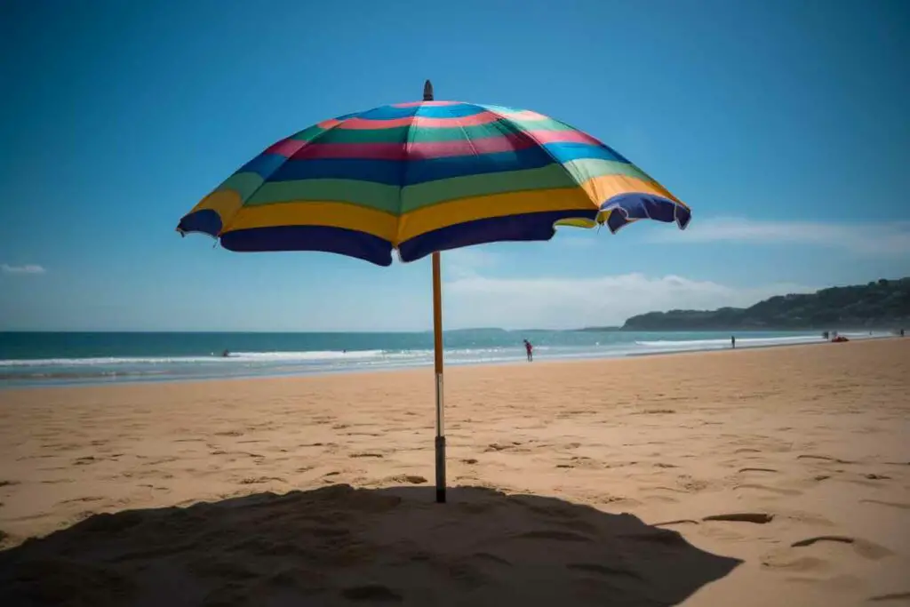 proteger parasol de plage contre le vent